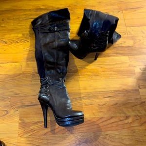 Dark Brown Thigh High boots